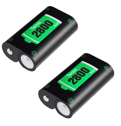 2800mAh Xbox One/Series X|S Rechargeable Battery Pack with LED Charger