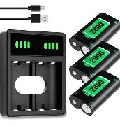 2800mAh Xbox One/Series X|S Rechargeable Battery Pack with LED Charger